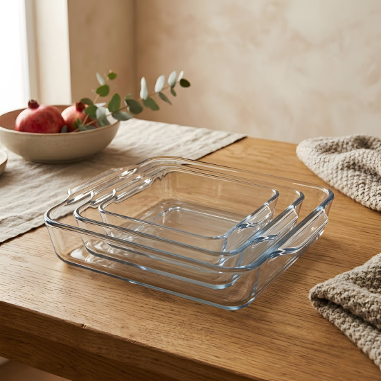 Pyrex Baking Dish Set - 3 Pcs
